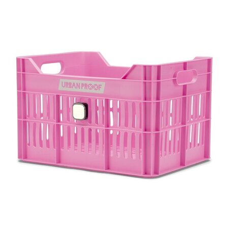 Urban Proof Fietskrat Recycled 30L Felroze