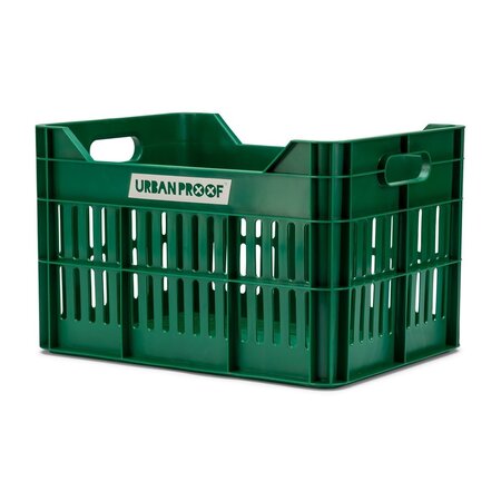 Urban Proof Fietskrat Recycled 30L Retro Groen