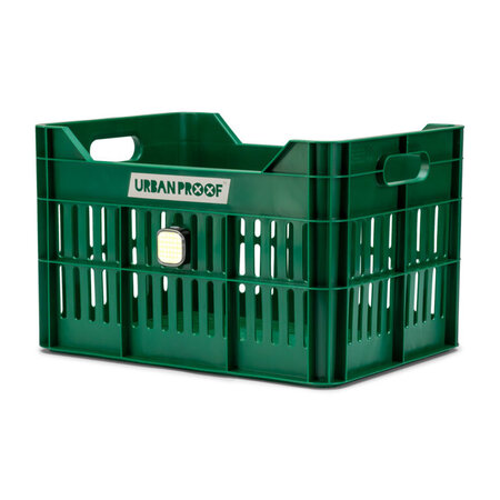 Urban Proof Fietskrat Recycled 30L Retro Groen