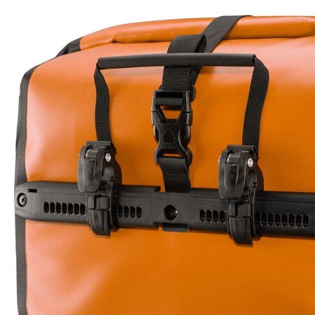 Ortlieb Back-Roller Classic QL 2.1 Oranje/Zwart 40L - Set van twee tassen