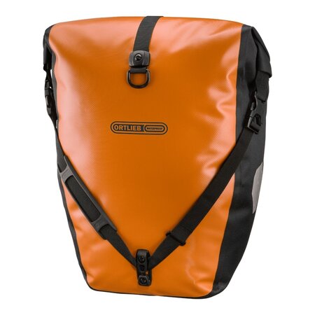 Ortlieb Back-Roller Classic QL 2.1 Oranje/Zwart 40L - Set van twee tassen