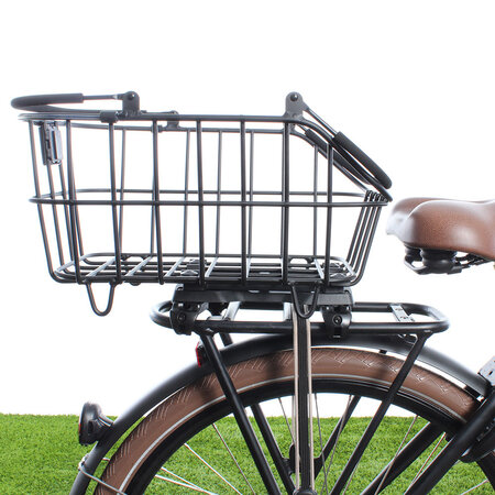Basil Fietsmand Cento Alu Multi System - Matzwart
