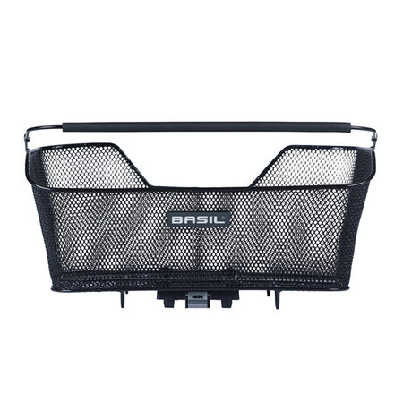 Basil Fietsmand Base XL MIK  Zwart - Voor achterop
