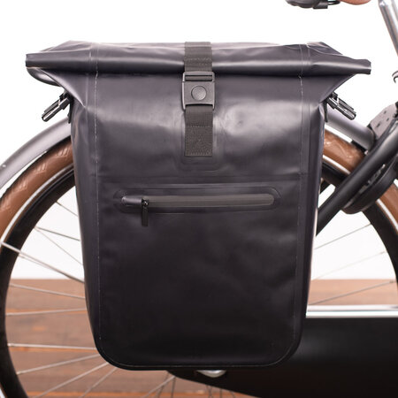 Beck Enkele fietstas Base TPU Zwart 18L