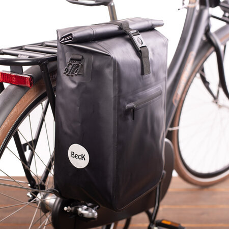 Beck Enkele fietstas Base TPU Zwart 18L