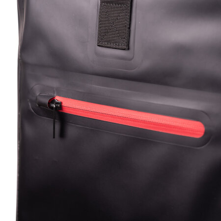 Beck Enkele fietstas Base TPU Zwart/Rood 18L