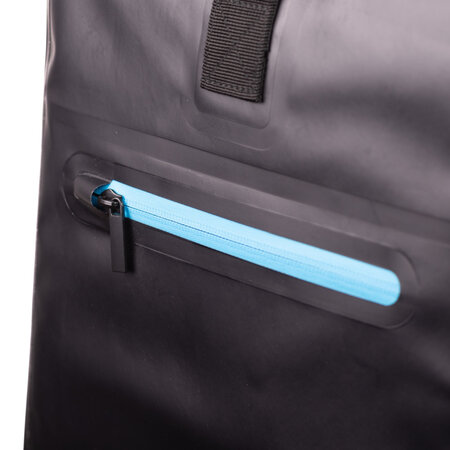 Beck Enkele fietstas Base TPU Zwart/Blauw 18L