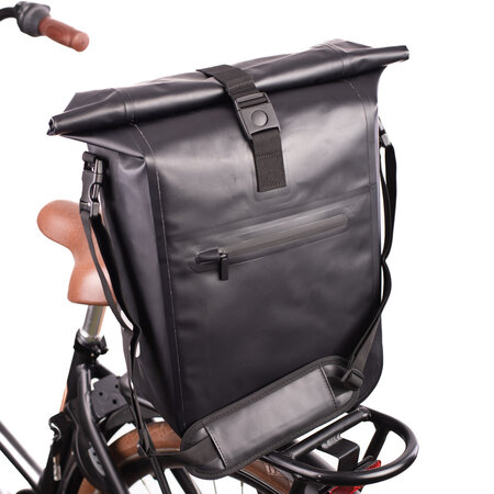 Beck Enkele fietstas Base TPU Zwart/Blauw 18L