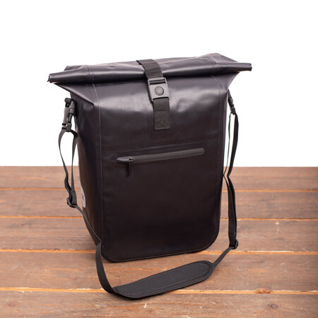 Beck Enkele fietstas Base TPU Zwart/Blauw 18L