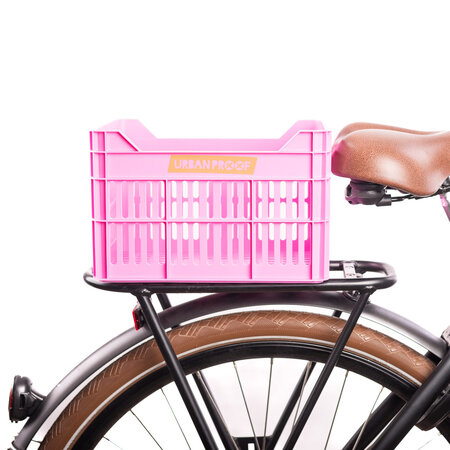 Urban Proof Fietskrat Recycled Junior 10L Felroze