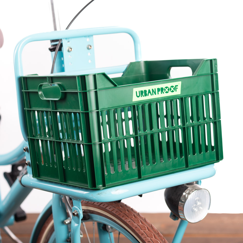 Fietskrat Recycled Junior 10L Retro Groen