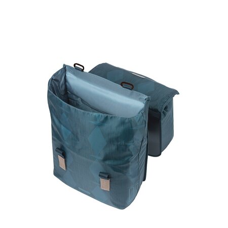 Basil Dubbele fietstas Elegance MIK 2.0 40-49L Estate Blue