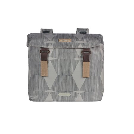 Basil Dubbele fietstas Elegance MIK 2.0 40-49L Chateau Taupe