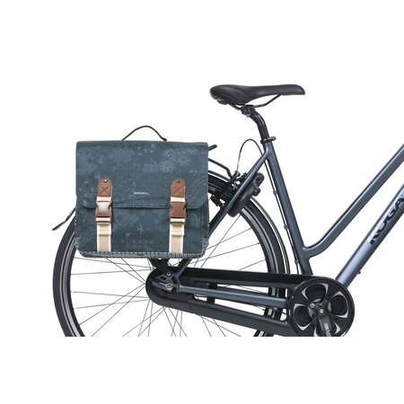 Basil Dubbele Fietstas Bohème MIK 2.0 32L Indigo Blue