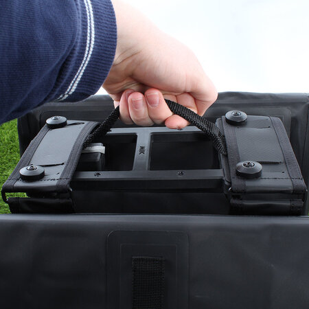 Basil Dubbele fietstas Urban Dry MIK 2.0 50L Zwart