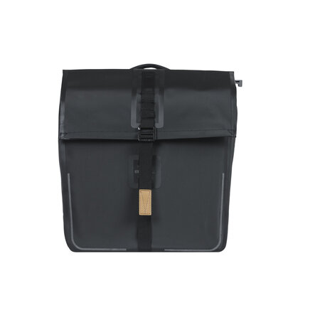Basil Dubbele fietstas Urban Dry MIK 2.0 50L Zwart