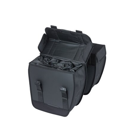 Basil Dubbele Fietstas Tour Waterproof MIK 2.0 28L Zwart