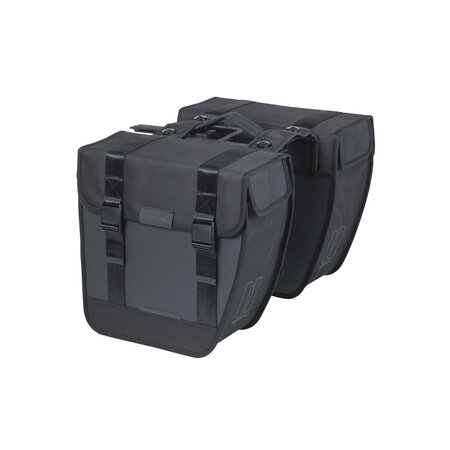 Basil Dubbele Fietstas Tour Waterproof MIK 2.0 28L Zwart