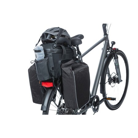 Basil Miles Tarpaulin Trunkbag XL Pro MIK 2.0 9-36L Bagagedragertas Black Orange