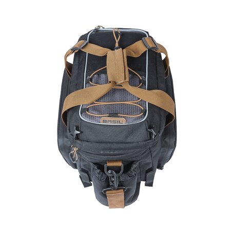 Basil Miles Trunkbag XL Pro MIK 2.0 9-36L Bagagedragertas Black Brown