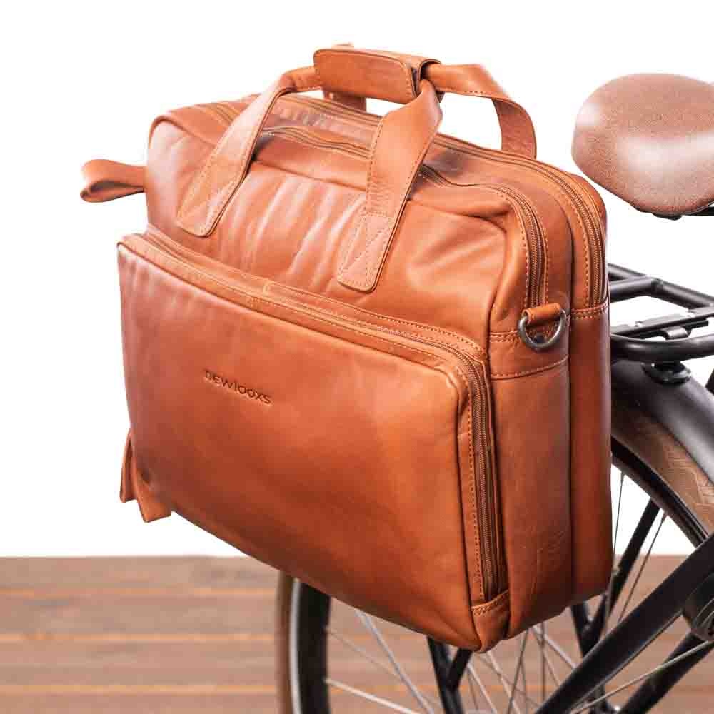 New Looxs Enkele Fietstas & Schoudertas Cali 17L Cognac