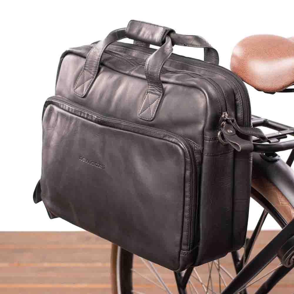 Enkele Fietstas & Schoudertas Cali 17L Zwart