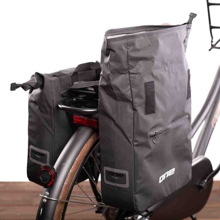 ONE Bikeparts Enkele fietstas RC. Bag 30 met AVS -Set van twee tassen