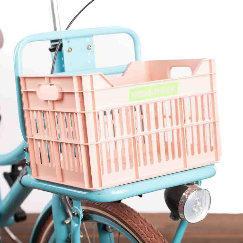 Fietskrat Recycled Junior 10L Warm Roze