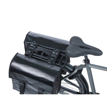 Basil Dubbele fietstas Urban Load MIK 2.0 48-53L Zwart