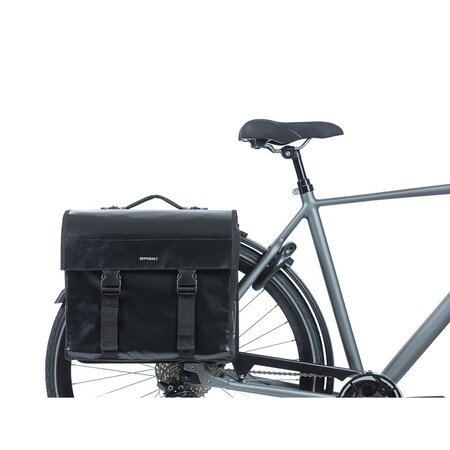 Basil Dubbele fietstas Urban Load MIK 2.0 48-53L Zwart