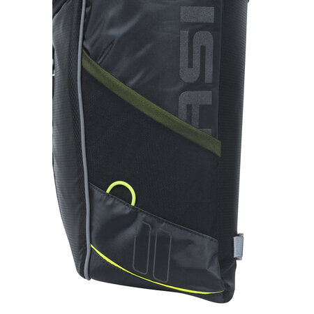 Basil Dubbele Fietstas Miles MIK 2.0 32L Black/Lime