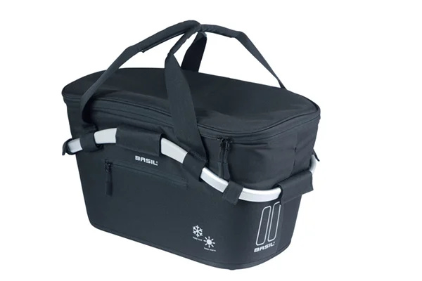 Fietsmand Classic Carry All Iso Rear Basket MIK 2.0 Black 22L