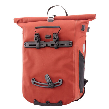 Ortlieb Enkele Fietstas en Rugtas Vario Plus QL 2.2 Dark Chili - 26L
