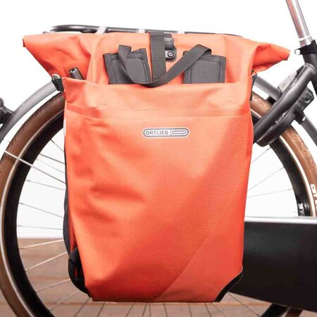 Ortlieb Enkele Fietstas en Rugtas Vario QL 3.1 Rooibos 20L