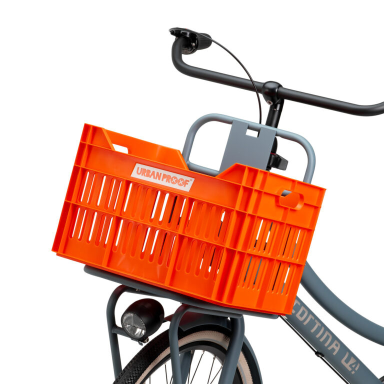 Fietskrat Recycled 30L Oranje