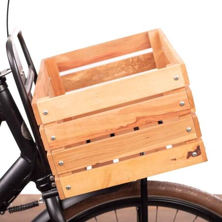 Wooden Amsterdam Houten Fietskrat L