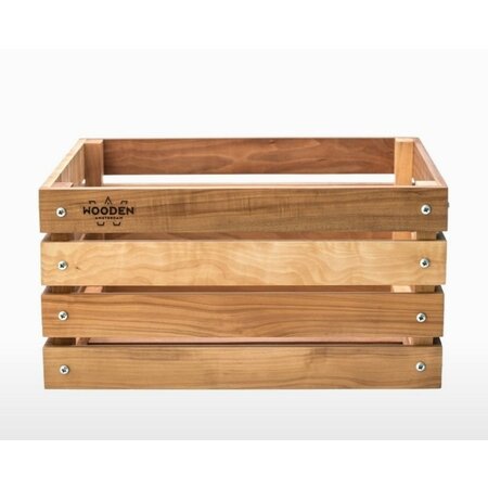 Wooden Amsterdam Houten Fietskrat L