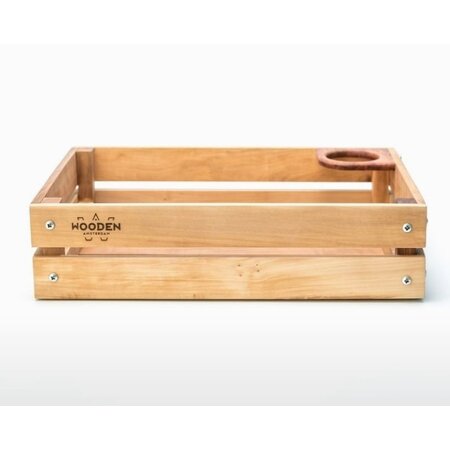 Wooden Amsterdam Urban Explorer Fietskrat S met bekerhouder