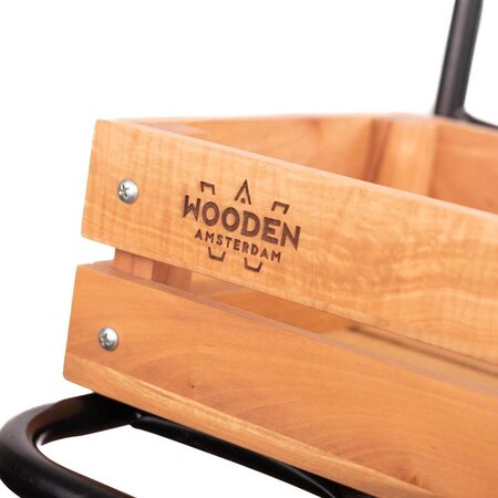 Wooden Amsterdam Houten Fietskrat S