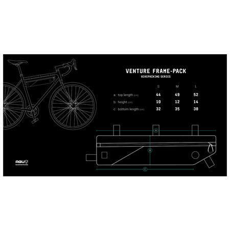 AGU Venture Frame-pack Medium Blauw/Armagnac - 4L