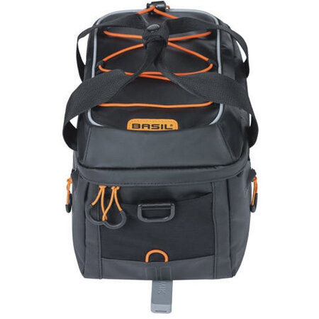 Basil Miles Tarpaulin Bagagedragertas 7L MIK 2.0 Black Orange