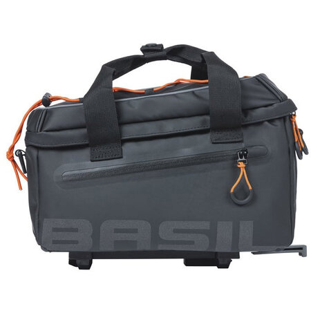 Basil Miles Tarpaulin Bagagedragertas 7L MIK 2.0 Black Orange