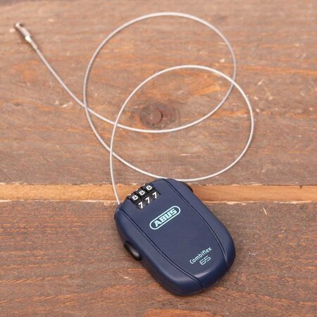 ABUS Kabelslot Combiflex Stopover 65 Midnight Blue - Met cijfercode - Oprolbaar