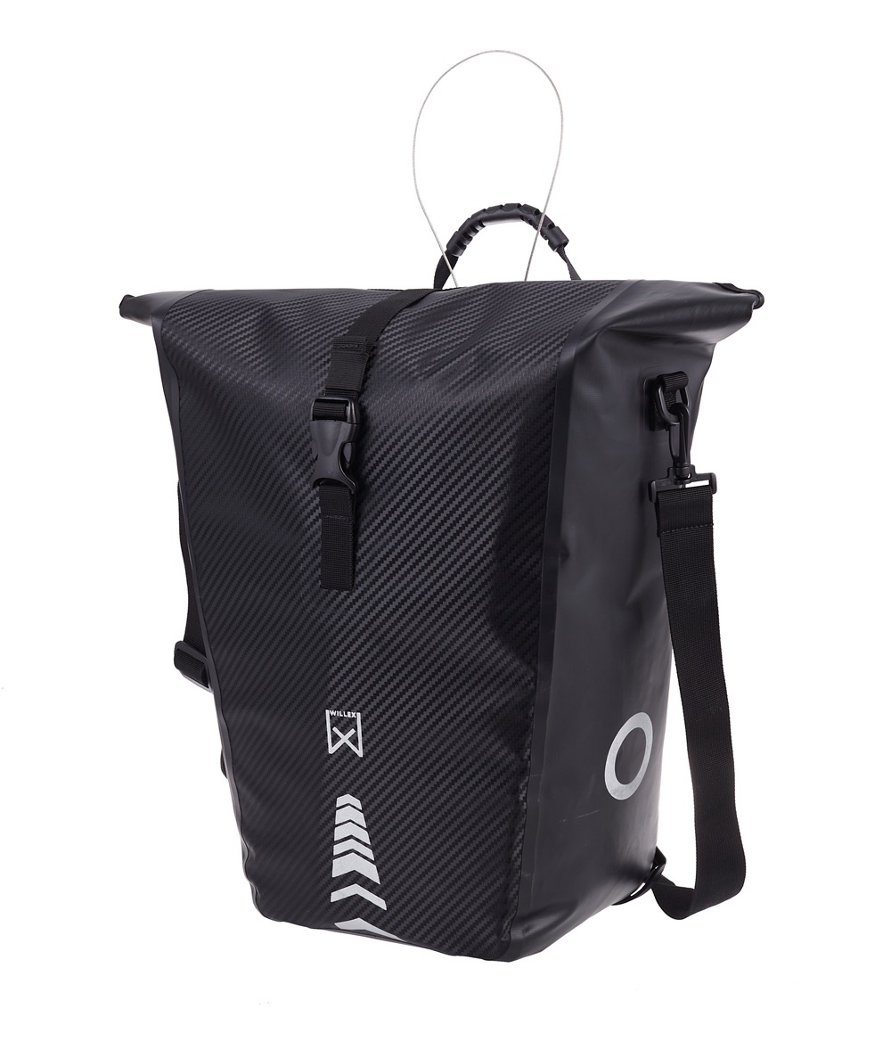 Enkele fietstas Carbonite 25L Zwart