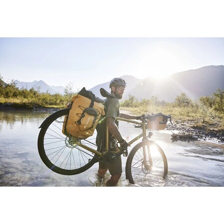 Vaude Enkele fietstas Proof Back TR Single 24L Burnt Yellow - waterdicht