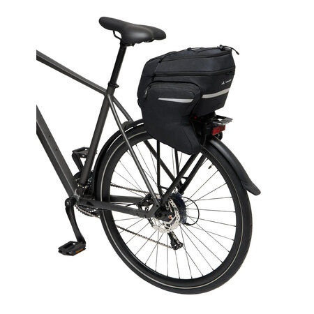 Vaude Bagagedragertas Silkroad Plus (Uniklip 2.0) 9+7L Black