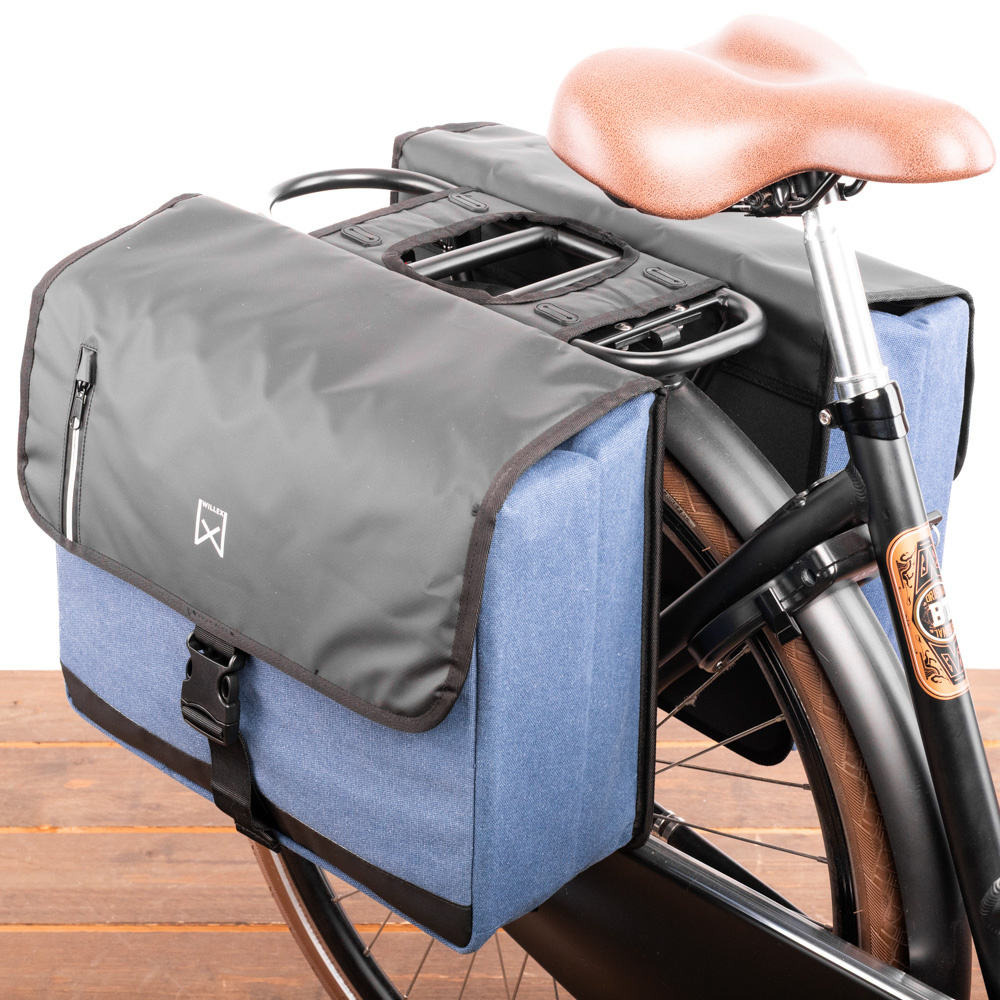 Dubbele Businesstas 46L Blauw/Zwart