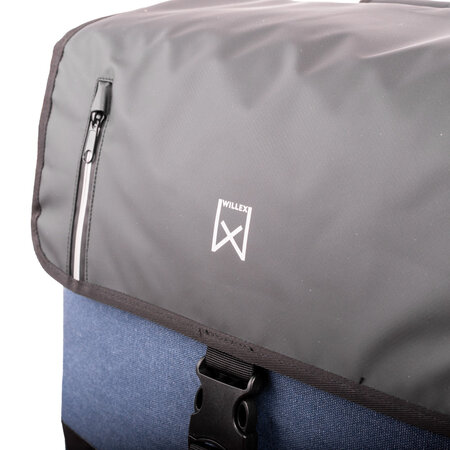Willex Dubbele Businesstas 46L Blauw/Zwart