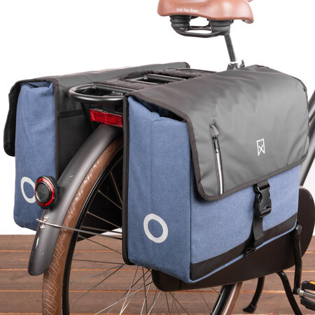Willex Dubbele Businesstas 46L Blauw/Zwart