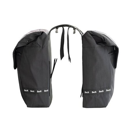 Beck Dubbele fietstas Ultra 32L Silver